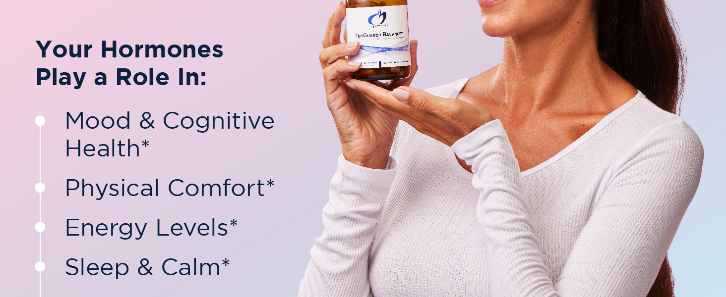Designs for Health FemGuard+ for Women, Mood & Estrogen, 120 Capsules
