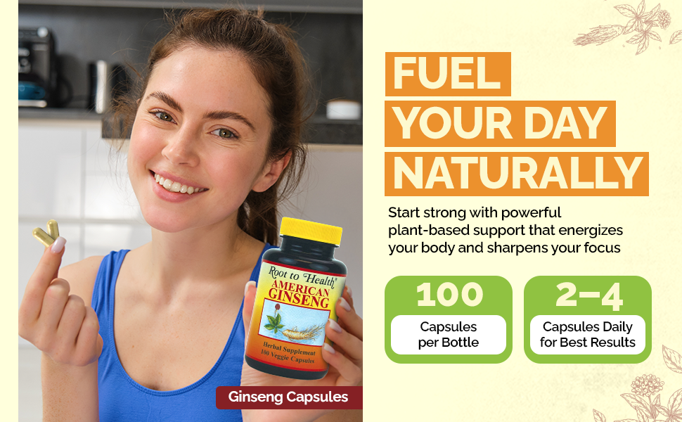 Hsu's American Ginseng Capsules - 500ct
