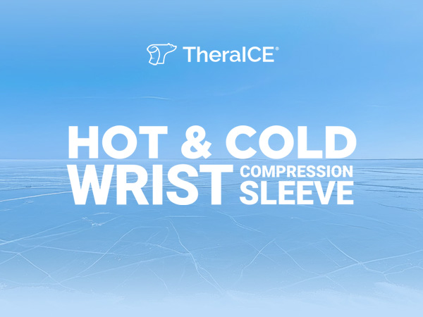 TheraICE Wrist Ice Pack Wrap Thumb Brace for Either Hand for Hot & Cold Therapy - Reusable Soft Gel Glove for Injuries, Carpal Tunnel, Arthritis, De Quervain's Tenosynovitis - Fits Most Women - S/M