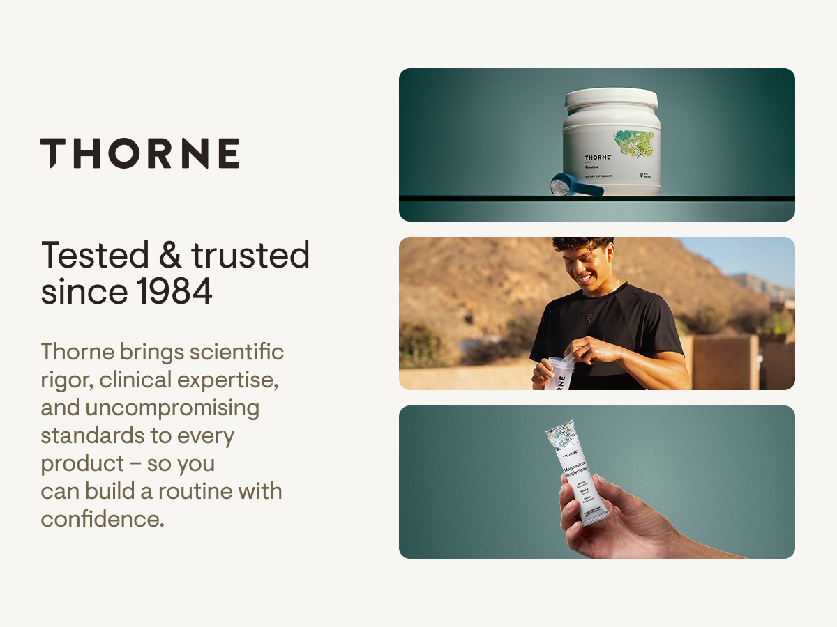 THORNE B-Complex #6, 8 Active B Vitamins, Choline & Extra B6, 60 Capsules