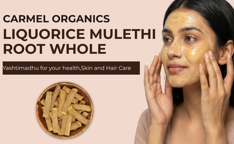 CARMEL ORGANICS Liquorice Root Whole 250 Grams