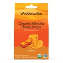 Wedderspoon Organic Manuka Honning Drops, Honning & Echinacea, 20 greve (Pack of 1)