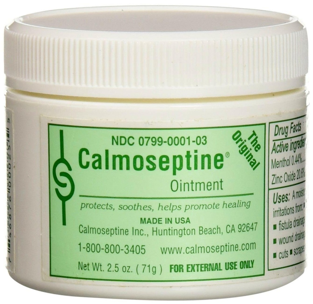 Calmoseptine Ointment - 2,5 Oz Jar Hver (pakke med 3)