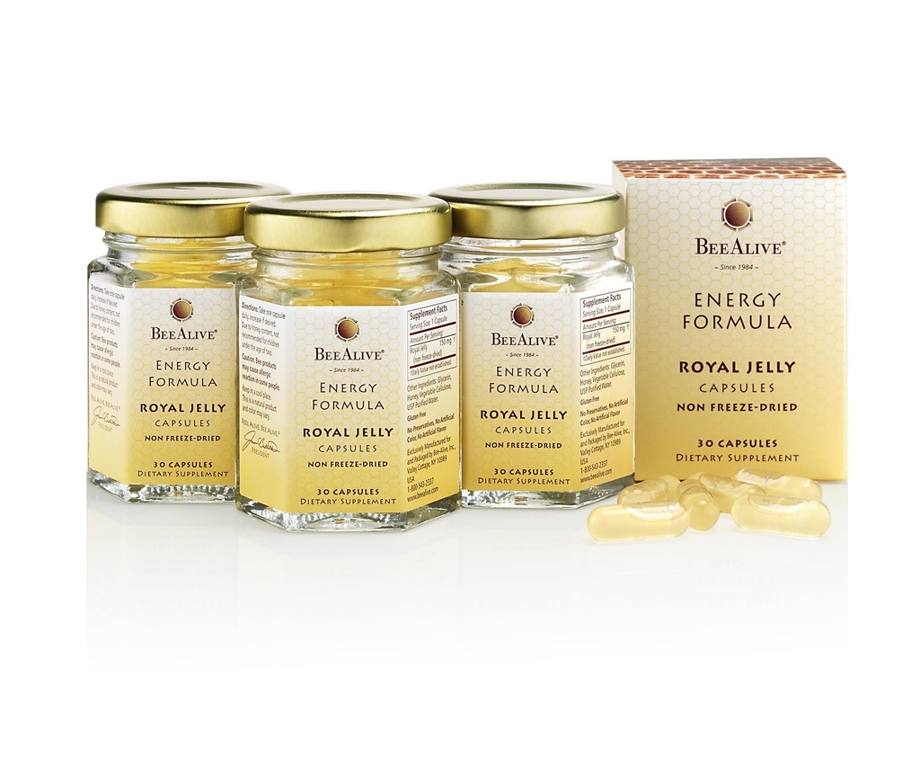 Royal Jelly Capsules - 3 måneders forsyning