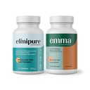 Emma Gut Health & Elimipure Cleanse Bundle - Komplett Digestiv Detox Bundle for Bloating, Metabolisme, og Microbiome støtte | Leaky Gut Repair, Colon Cleanse & IBS Relief