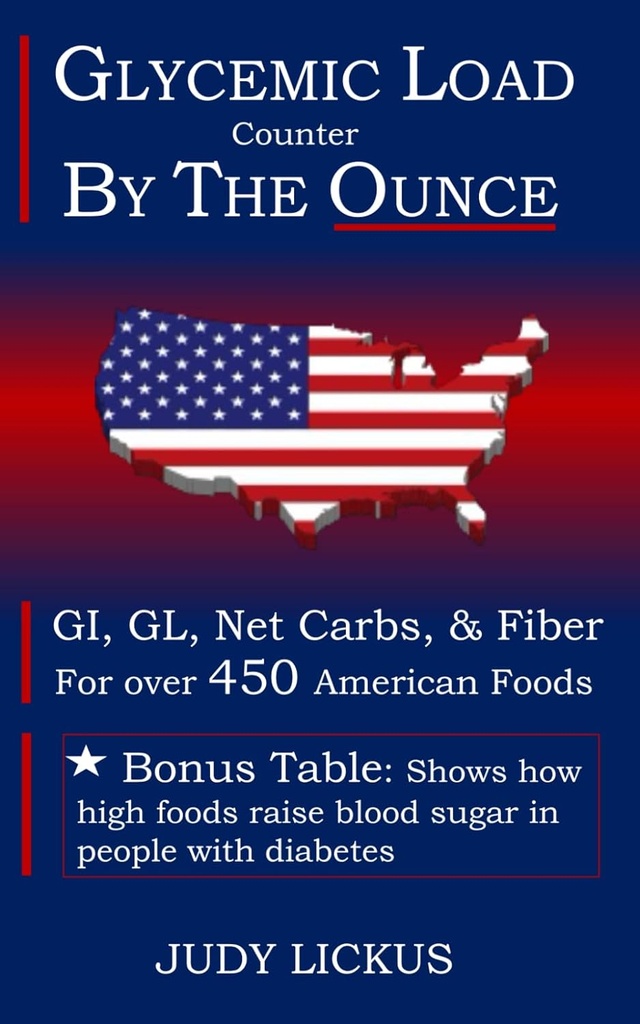 GLYCEMIC LOAD COUNTER: Med Services by the OUNCE POCKET GUIDE to GI, GL, Net Carbs & Fiber for over 450 amerikanske matvarer