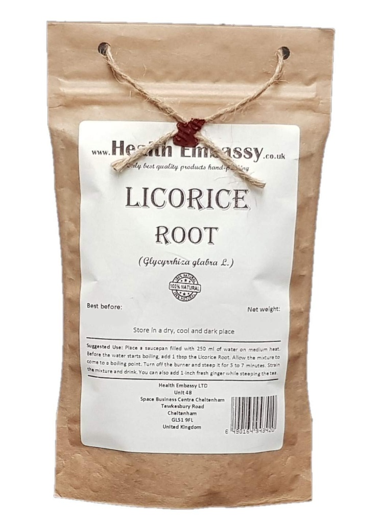 Helse Ambassade Licorice Root | Glykyrriza Glabra | Herbal Tea (50g)