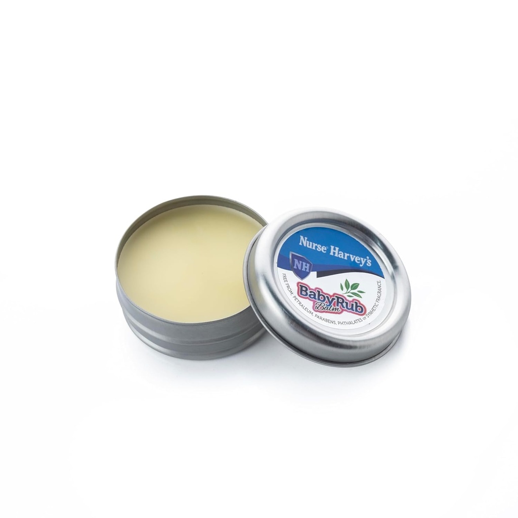 NURSE HARVEY'S BABY RUB BALM (Purely Natural Baby Chest Rub, 3 måneder+, Soothes Coughs & Stuffy Noses) 0.7Fl Oz