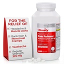 TIME-CAP LABS, INC. Tidlig Acetaminophen 325 MG Tabletter 1000 greve - Regelmessig styrke smertelindring - Menstrual Cramps, Fever Reduser, mindre smerte av ledgikt