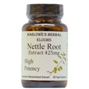 Barlowe's Herbal Eliksirs Nettle Root Extract | Urtica Dioica med 95 % 3,4-Divanillyltetrahydrofuran | 425mg Per Kapsel | 60 Vegan Kapsler | Stearate-fri | Glassflasker