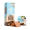 MRE Emergency Food Supply - 7-dagers Coconut Biscuit Bars MRE Måltider Militær 2024 Overlevelse Kit - 20 år Holdbarhetsliv Camping Fotturer