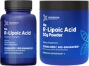 Geronova Research R-Lipoic Acid 300mg 60 Caps, Bioforbedret Na R-Lipoic Acid 50g pulverbunn
