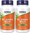 NOW Supplements, St. John's Wort (Hypericum perforatum) 300 mg, Standardisert ekstrakt, 100 Veg Kapsler (Pack of 2)