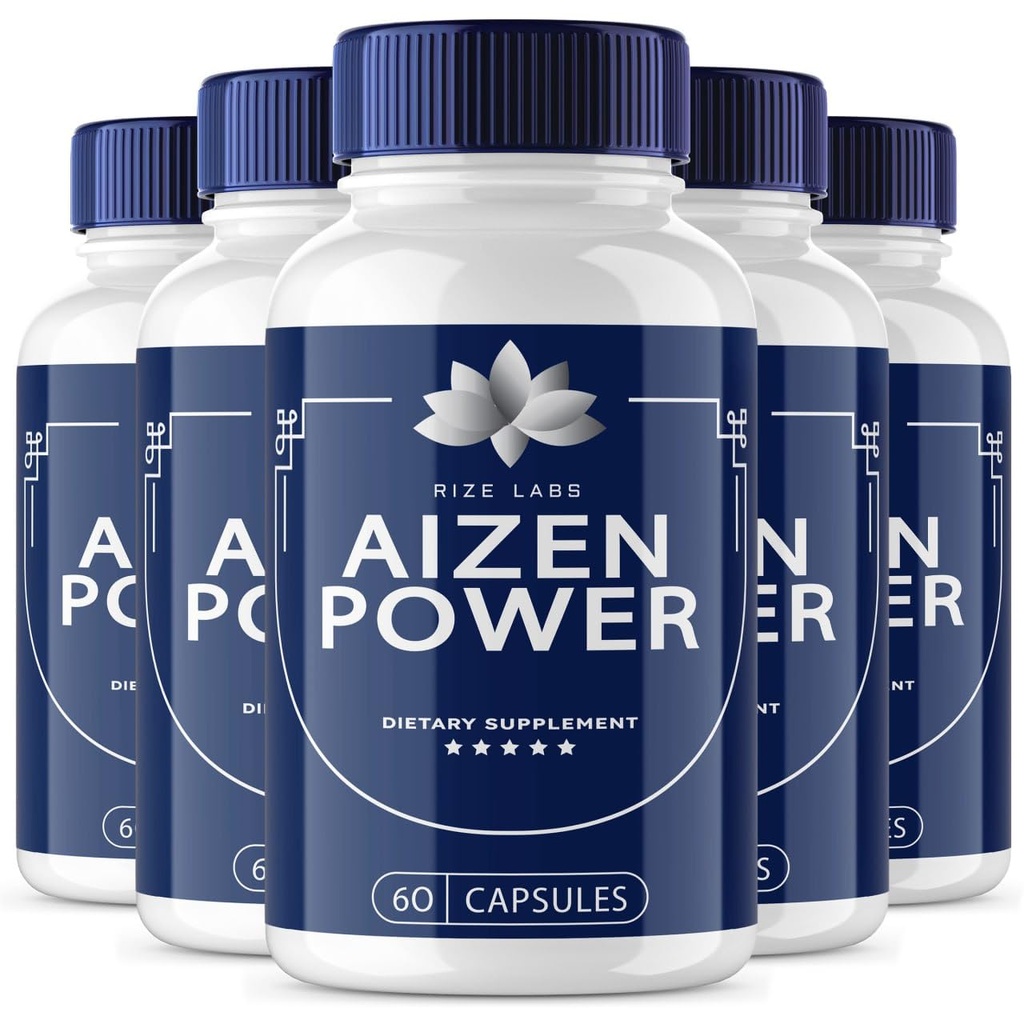 Rise labs - Aizen Power for menn, alle naturlige mannlige Supplement til å øke energi og ytelse (300 kapsler)