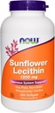 Nå Mat Solflower Lecithin 1200mg, 200 Softgels, pakke 2