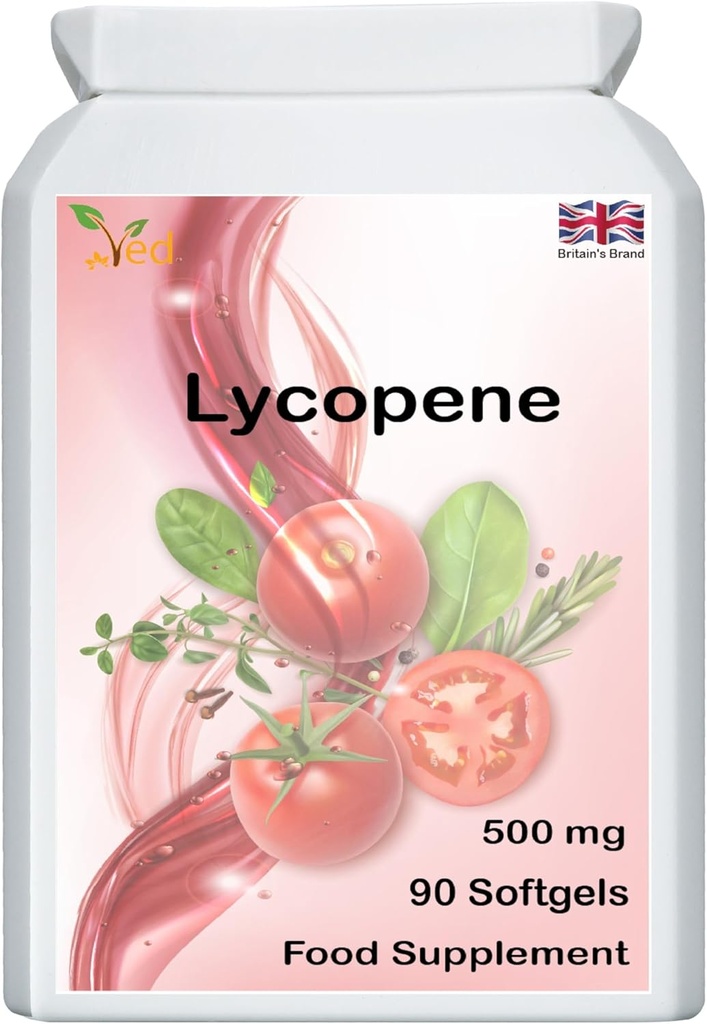 Lycopen 500 mg 90 Softgel, 3 måneders forsyning.