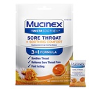 Mucinex Instasoothe Sore Throat Relief drops, Sore Throat Lozenges, Sore Throat medisin med Hexylresorcinol, Cough drops alternativ, Honning og Echinacea Flavor, 40 ct