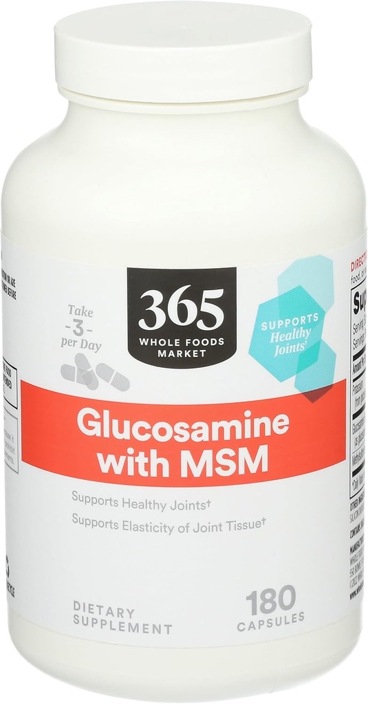 365 av hele matmarkedet, Glukosamin med MSM, 180 kapsler