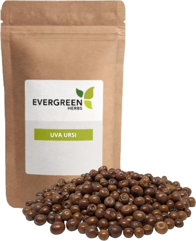 Evergreen Herbs Pinguica Fruto - Uva Ursi frukt (8 oz.) - Forseglelig stå opp pung for å sikre friskhet!