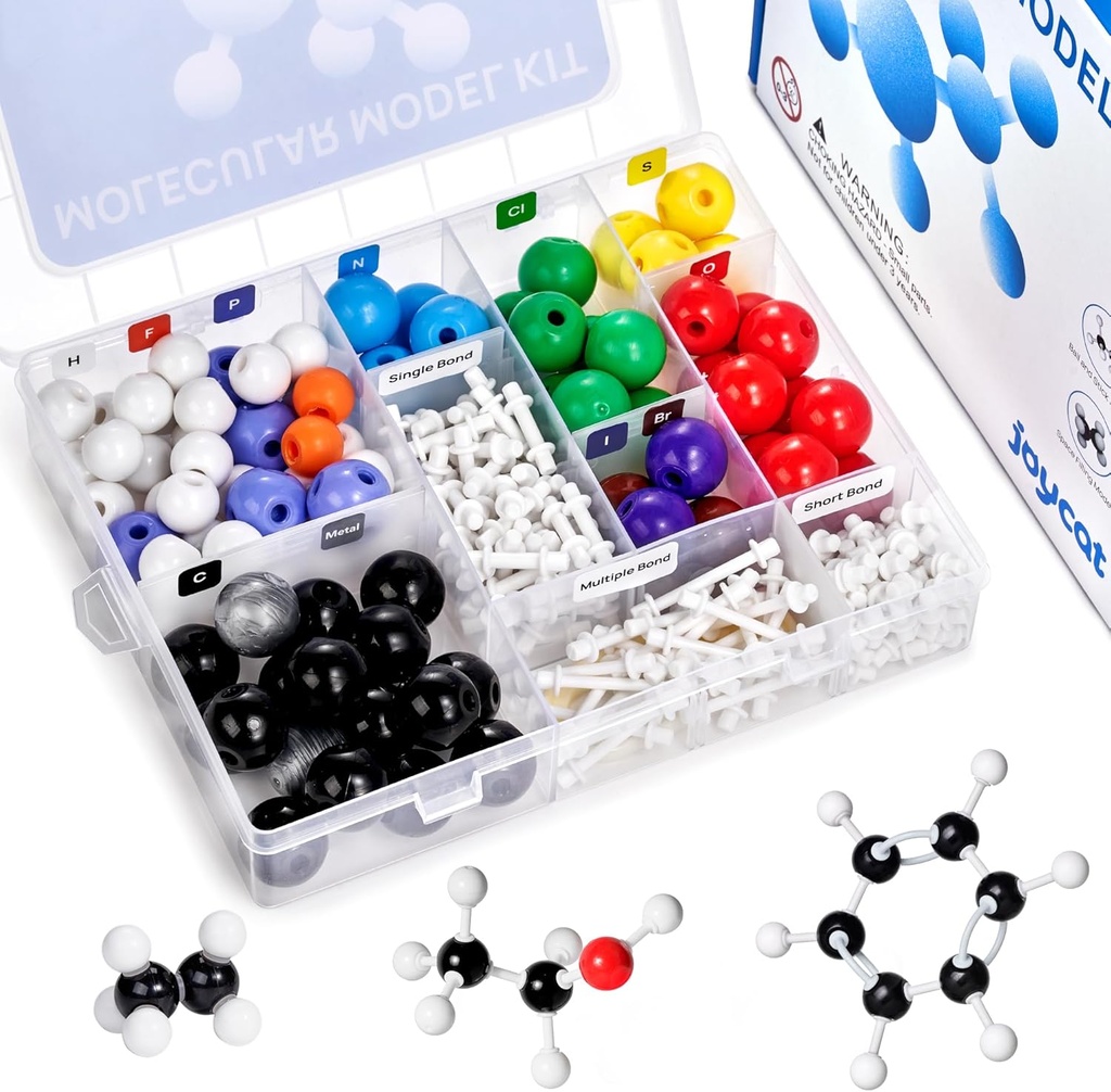 JoyCat Molekylær Modell Kit (238pcs), Organisk kjemi Molekylær Vitenskap Gaver for Okem og uorganiske studenter og lærere