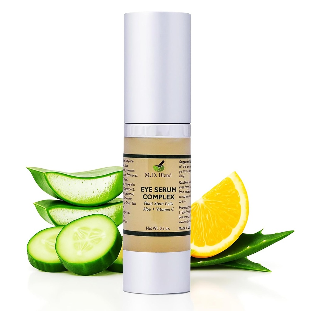 Plante Stem Cell Eye Serum Complex | Aloe Vera, Vitamin C | Hydrating Øyebehandling | Airless Pump - 15ml