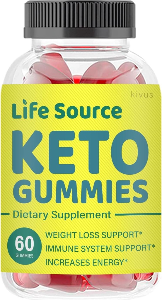 kivus Livskilde Keto Gummies - Life Source Keto Gummies (Single, 60 Gummies)