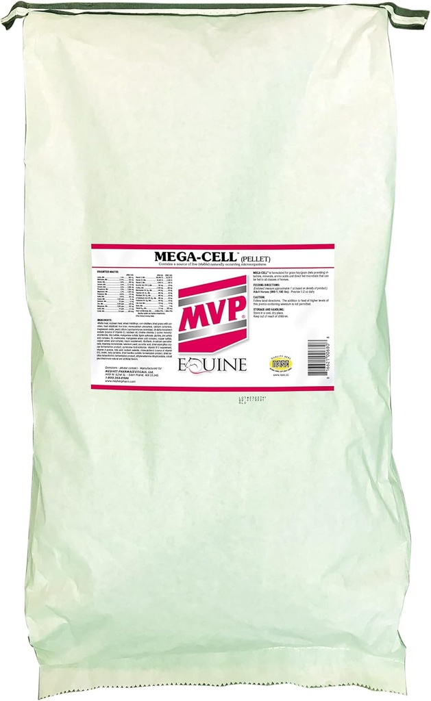 Mega-Cell (50lb pose) balansert vitamin & Mineral støtte for hester