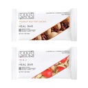 SANS Måltid Replacement Protein Bar | All-Naturlig ernæringsbar uten tilsatt sukker | Dairy-free, soya-free og glutenfri | essensielle vitaminer og mineraler (Peanut smøreelskere, 12 Pack)