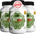 Claritox Pro Max Ekstra styrke Supplement, Mood Booster, Kognitiv funksjon Enhancer, 180 kapsler (3)