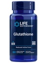 Livsforlengelse Glutation 500 mg – Glutationkapsler, Antioksidant Supplement, Oxidativ Stress, Aktiv Redusert Form – Glutenfri, Ikke-GMO, Vegetarisk – 60 Kapsler