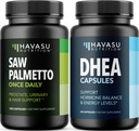 HAVASU NUTRITION DHEA 50mg Supplement (60 Serveringer) & så Palmetto kapsler (100 Serveringer)