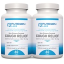 P Puregen Labs Cough Relief for voksne Dextromethorphan HBr 15mg (120 Softgels) 8-Hour, ikke-Drowsy, Long-Lasting Bronchial Suppressant |Ages 12+ | Sammenlign med Robafen og Robitussin 2Pack