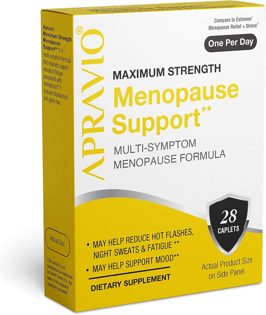 Menopause støtte, Menopause Relief for kvinner, Redusere varme blits, nattsvits og humørsvingninger, maksimal styrke hormonbalanse, 28ct