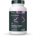 VetriScience Omega Sunn Heart Easy-Open Capsules, Cardio Styrke Taurin og Omega-3 Supplement for hunder og katter, hjerte støtte Supplement for kjæledyr, 90 greve