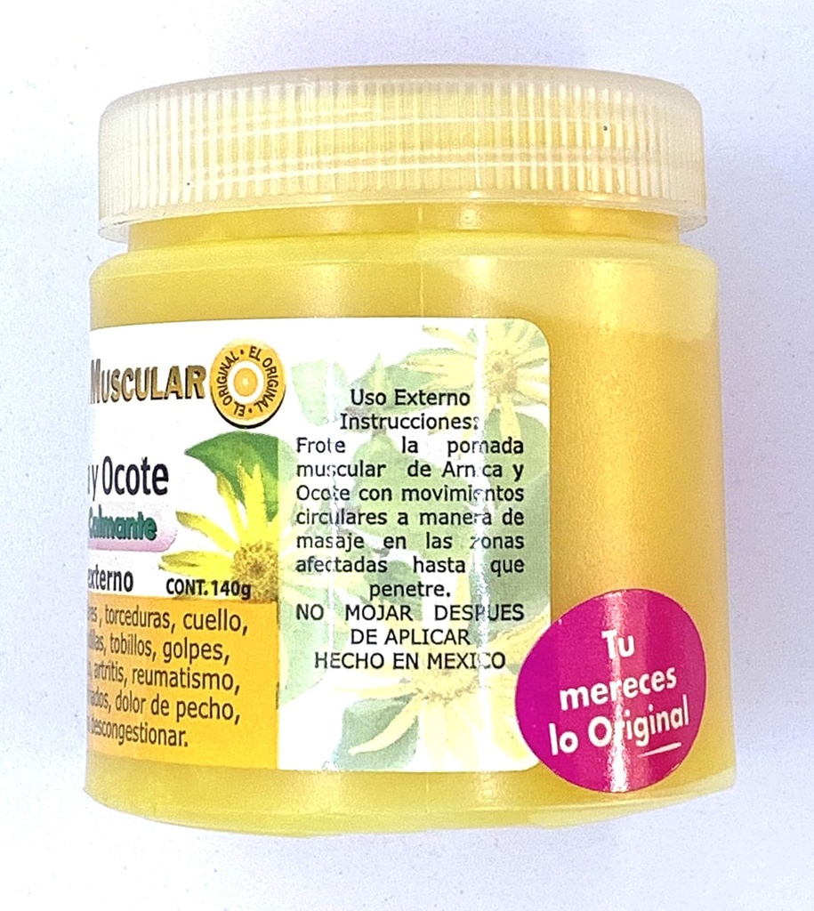 Muskel Pomade med Kamille og Okote Pine ekstrakter 140grs.