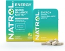 Natrol Quick Balance Energi mynter, energi Supplement, 30 sitron grønn te naturlig og kunstig flavored, 30 greve, 15 dagers forsyning