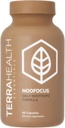 Terra Helse Essentials NOOFOCUS - Nootropics Brain Support Supplement med Adaptogene Mushrooms, Alpha-GPC, Gotu Kola, L-Theanine for fokus & minne - Alt naturlig, 30 dagers forsyning