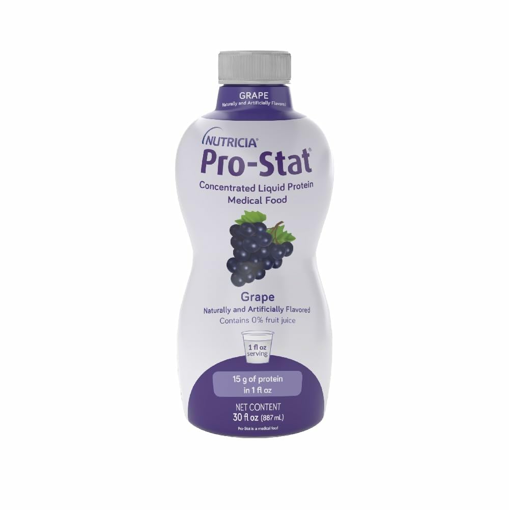 Pro-Stat Konsentrert flytende protein medisinsk mat - Grape, 30 Fl Oz flaske