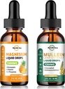 Væske Magnesium Supplement & Mullein Drops for Lungs