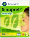 Sinupret voksen styrke Sinus + immun støtte alle naturlige, raske fungerende urte nasal passasje og immunisme øker kosttilskudd med Verbena & eldre blomst - 50 tabletter (pakke av 2)