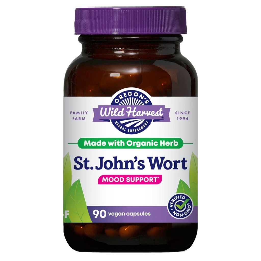 Oregon's Wild Harvest St John's Wort Supplement, 90 greve