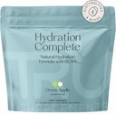 TRU Supplements Hydration Complete BCAA, Plantebaserte Aminosyrer + Rosa Himalayan Salt, Electrolytes & L-karnitin, Vegan, Zero kalorier, Ingen kunstige søtningsstoffer, 24 serveringer, Grønn Apple