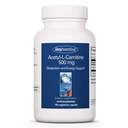 Allergi Forskningsgruppe Acetyl-L-Carnitine 500 mg Supplement - Metabolisme og energi støtte, ALC, gratis skjema Aminosyre, vegetariske kapsler - 100 greve