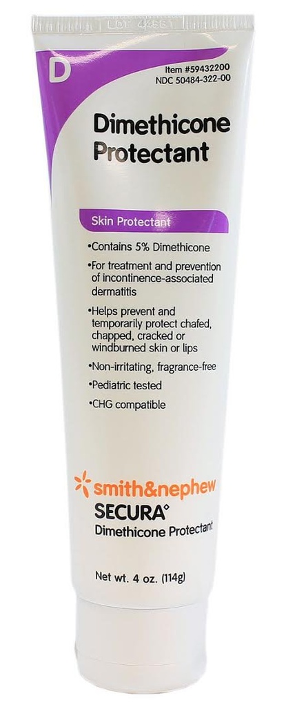 Smith og Nephew Secura Dimethone Beskytter 4oz Tube 59432200 av Smith & Nephew