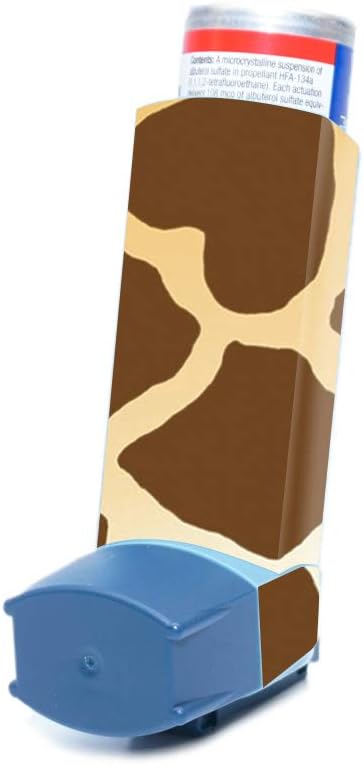 MightySkins Skin for Ventolin HFA Astma Inhaler - Giraffe | Beskyttende, holdbare og unike vinyl dekal wrap dekke | Lett å bruke, fjerne og endre stiler | laget i USA