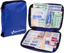Førstehjelp bare 299 stykker all-Purpose nødhjelpssett for hjem, kontor, bil, leilighet, sovesal og camping, reisevennlig Compact Pouch passer i ryggsekker, tilbehør, kabinetter og skuffer