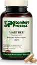 Standard prosess Gastrex - Supplement for Digestion & GI Tract Support - Inneholder Niacin - Ikke-Dairy & Non-Soy - 90 Kapsler (45 Serveringer)