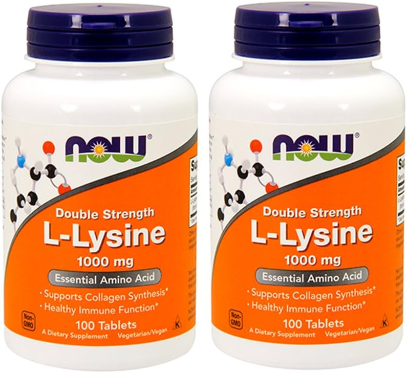 NU Mat L-Lysine 1000mg, 100 tabletter (pakke på 2)