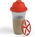 SIGNORA WARE Shaker flasker | 17-Ounce plast proteinshake flaske for måltid erstatning rister og smoothies, drikke, blanding salade kjole og sauer, margarita, og mer