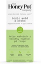 Honning Pot Company 7 dagers boresyre og urter Suppositorier - opprettholder og balanser sunn Vaginal pH, Administrerer Odor, Hydrates, & Moisturizes - Gynekolog Testet